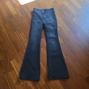 We The Free Black Flare Jeans